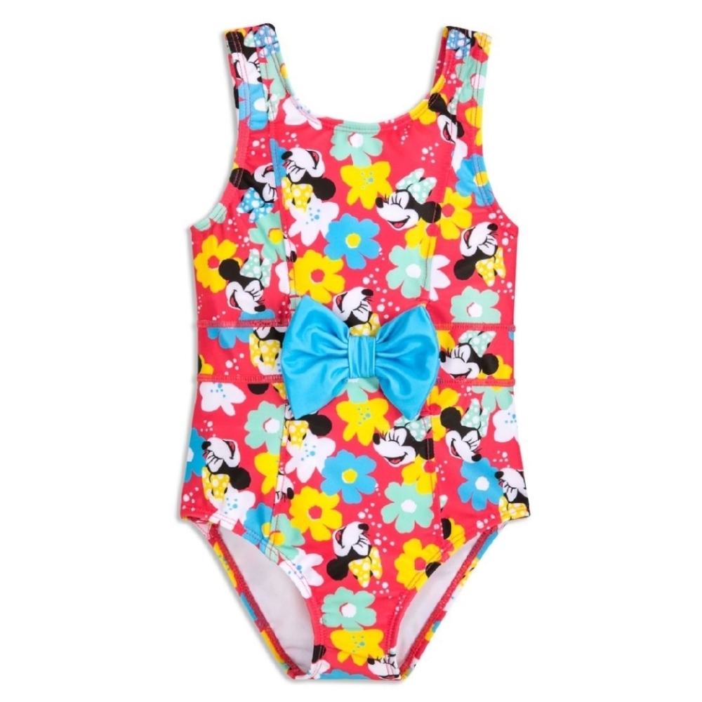 DisneyMinnie Mouse Red Adaptive Swimsuit for Girls